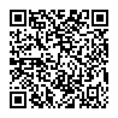 QR code with position markers at three corners, black and white square pattern for digital scanning
